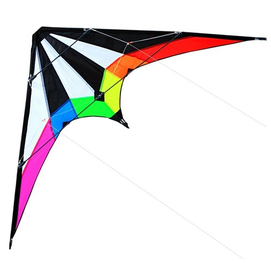 Free Shipping Outdoor Fun Sports  NEW 1.8M  Dual Line Stunt Kites / Lightning Kite with Handle And Line Good Flying