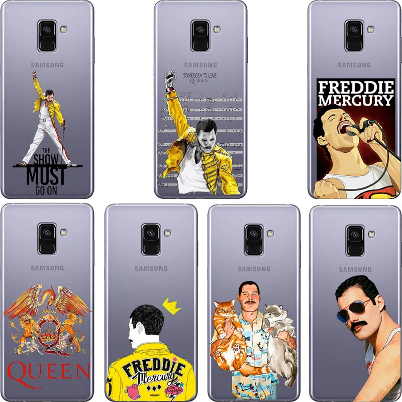 Freddie Mercury Rainha banda Qualidade Роскошный чехол для телефона для samsung S6 7 8 9 Plus Edge Note 8 9 силиконовый чехол