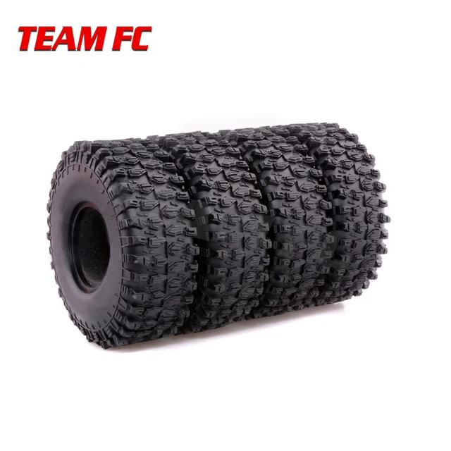 Best Offers 4PCS 120MM 1.9" Rubber Rocks Tyres / Wheel Tires for 1:10 RC Rock Crawler Axial SCX10 90047 RC4WD D90 D110 TF2 TRX-4 F69