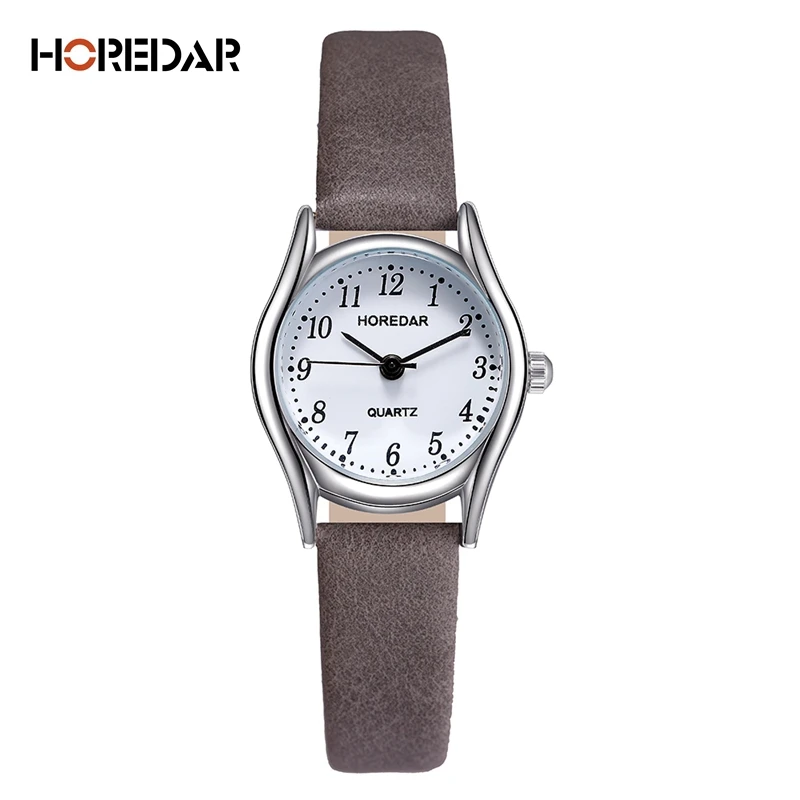 HOREDAR Fashion font b Watches b font font b Women b font Retro Small Dial Roma