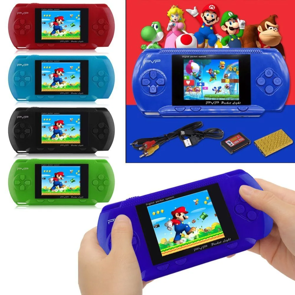 

new PVP 3000 Handheld Game Player Built-in 89 Games Portable Video 2.8'' LCD Handheld Player For Family Mini Video Game Console