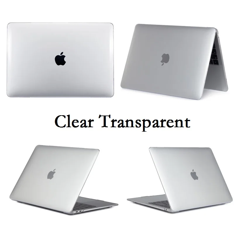Painted Coque for Macbook New Air 13 2018 Laptop Case A1932 Clear PC Transparent Matte For Macbook Air 13 2018 A1932 Case Hard   (1)