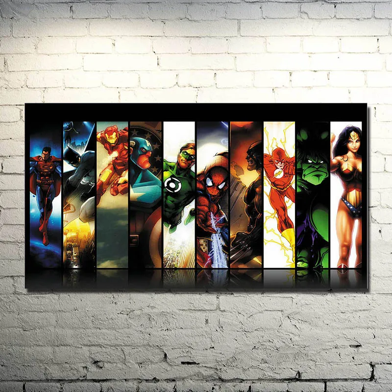 Comics Marvel Avengers Superhero Art Silk Poster 13x24 inches Decor (NEW)
