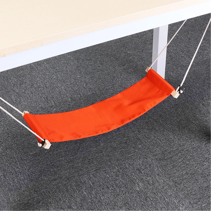 Orange Для отдыха, для дома, офиса, регулируемая подставка для ног, стол для ног, гамак для серфинга в Интернете, хобби, отдых на открытом воздухе - Цвет: Orange
