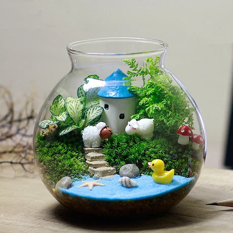 

Micro landscape bonsai 6/Fairy garden gnome//DIY material/terraium decoration/crafts/bonsai/Valentine's Day/children gifts/