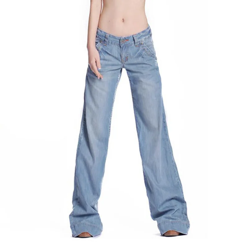 2017 New Spring and Summer style Jeans Women Pants plus size 33 Woman Loose Wide Leg