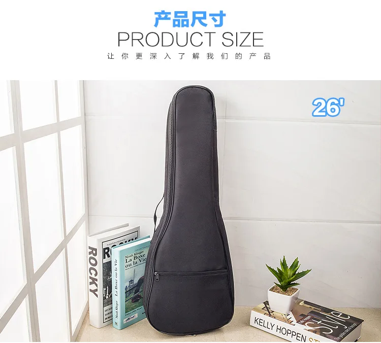 2" 23" 2" Укулеле сумка нейлон водонепроницаемый чехол для укулеле Gig Bag Мягкий чехол регулируемые плечевые ремни гитары сумки для переноски