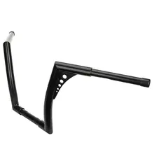 1,2" Fat 12" Rise широкий руль для мотоцикла руль черный железный для Sportster XL 883 для Dyna Softail Для FLST для FXST для Sportster XL