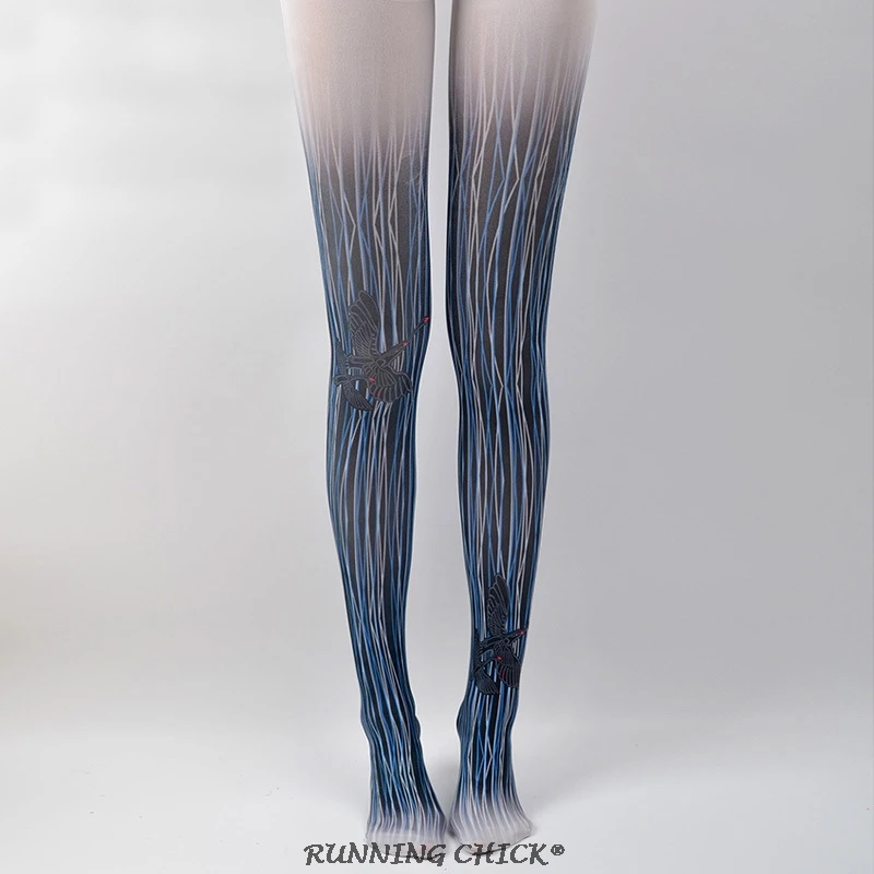 

Fashion Show Stockings Fake Legs Tight Women College Wind
