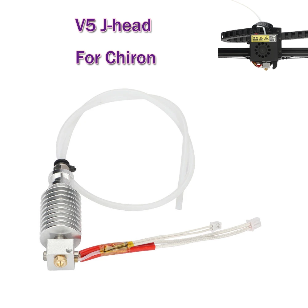 ANYCUBIC 1,75 мм/0,4 мм V5 J-head Hotend 24 В Комплект печатающей головки для Chiron 3d принтер части и аксессуары