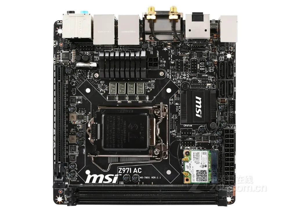 MSI Z97I AC الأصلي سطح اللوحة Z97 LGA 1150 DDR3 SATA3 USB3.0 16G البسيطة-ITX اللوحة الأم