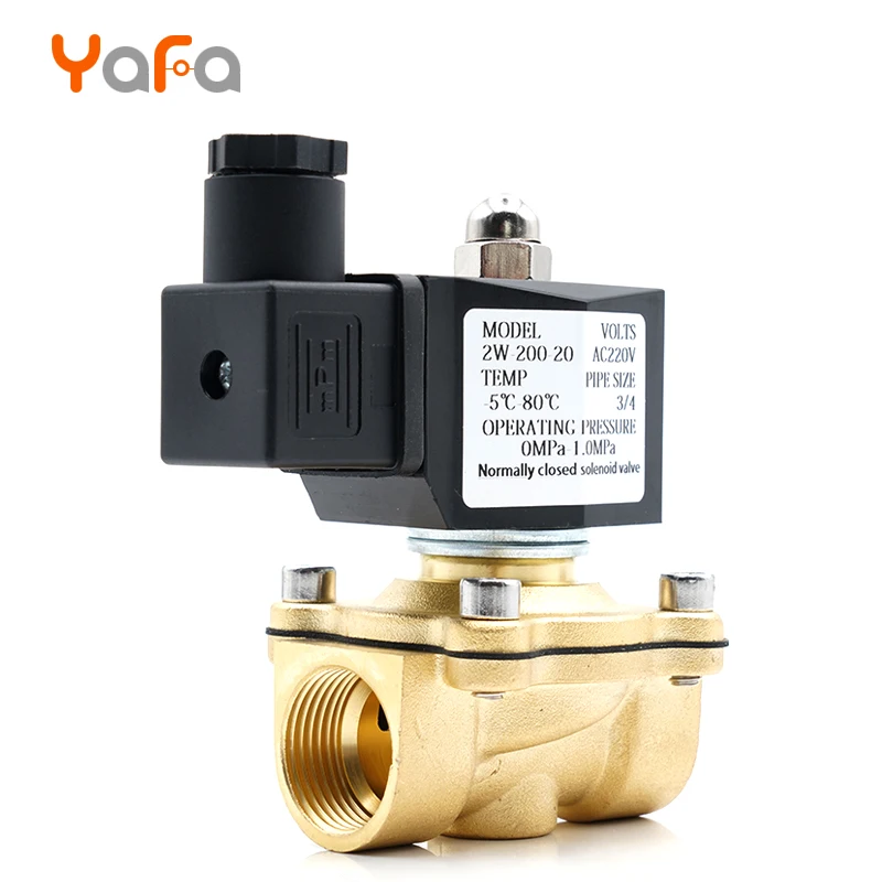 Skup Normalnie zamknięty, zawór elektromagnetyczny, zawór wody, IP65 całkowicie zabudowana cewka G3 8 \