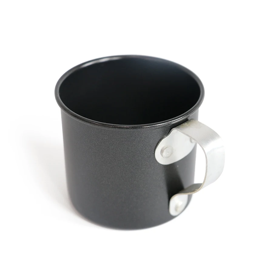 Al aire libre de aluminio portátil taza 0,28 ml de acero inoxidable de Tablewaresl viajes caminando por vaso taza mágica taza de café té negro de la Copa gris