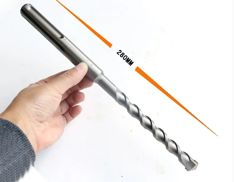 

SDS-MAX 4PCS/set of 8/10/12/14*280mm TCT tipped impact drill Hammer Drill Bits for home wall brick/tile/pavel hole drill