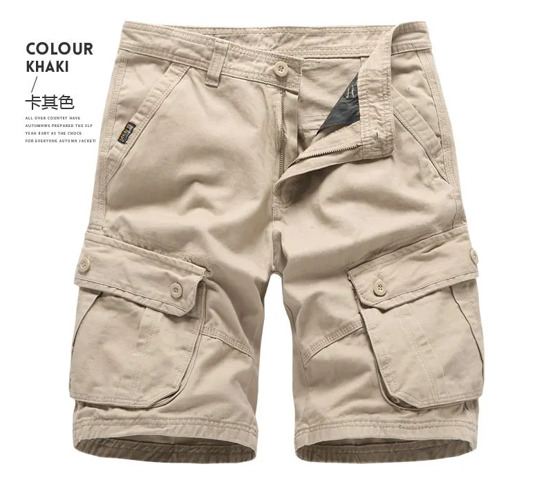 Mens Cargo Shorts Brand New Army Military Tactical Shorts Men Cotton Loose Work Casual Short Pants Drop Shipping