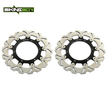 

BIKINGBOY Front Brake Discs Rotors Disks YZF R1 R6 600R THUNDERCAT 1000R THUNDERACE XJ600N TDM 900 XT660Z TENERE 02 03 04 05 06