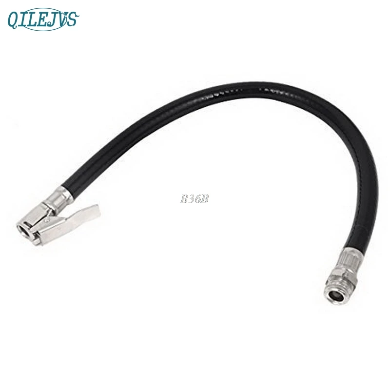 

New Car Auto 1/4PT Male Threaded Rubber Inflating Hose Air Tire Inflator APR12