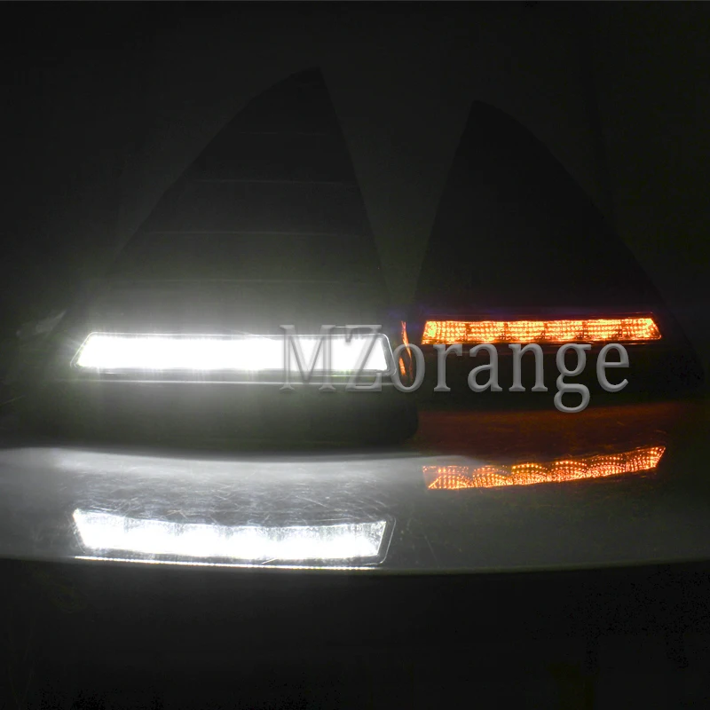 MZORANGE для Ford Focus 3 MK3 2012 2013 DRL дневные ходовые огни Светодиодный дневной противотуманный фонарь Водонепроницаемый затемняющий стиль реле