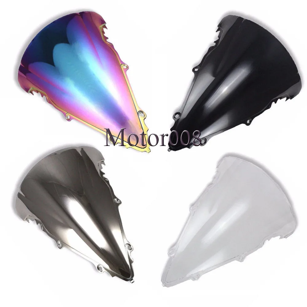 

3 Color Windshield Screen Panel Cowl Fairing Windshield WindScreen Double Bubble for Yamaha YZFR6 600 R6 2003 2004 2005