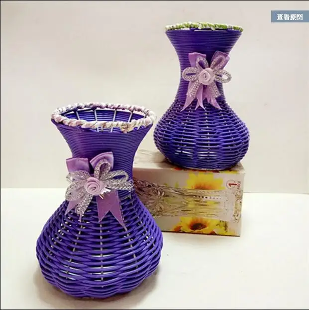 

Bamboo vase European home decoration creative flower arrangement