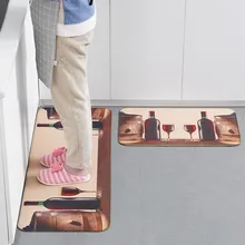 Туманные коврики для кухни 2 шт. Кухонный коврик для ванной ковровое покрытие напольный Придверный коврик для дома дверной коврик абсорбирующий нескользящий коврик для пола коврик на кухню