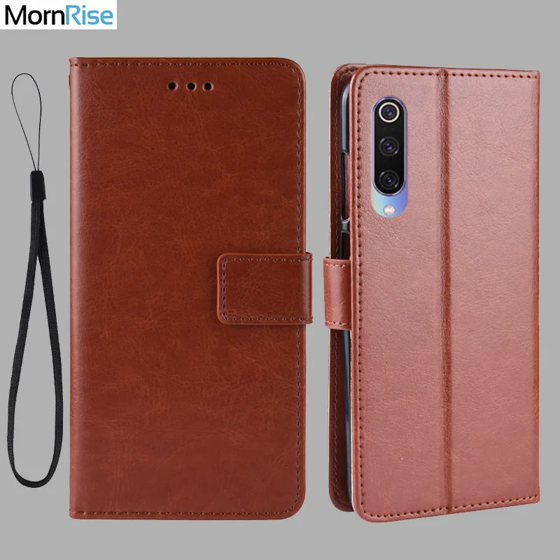 Новый чехол книжка Pre mi um в стиле ретро из искусственной кожи для Xiaomi 9 lite кошелек