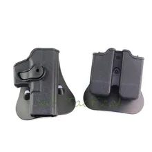 IMI обороны тактический бой открытый ремень кобура для пистолета Glock с 9 x мм 19 мм подсумок для Glock 17 19 22 31