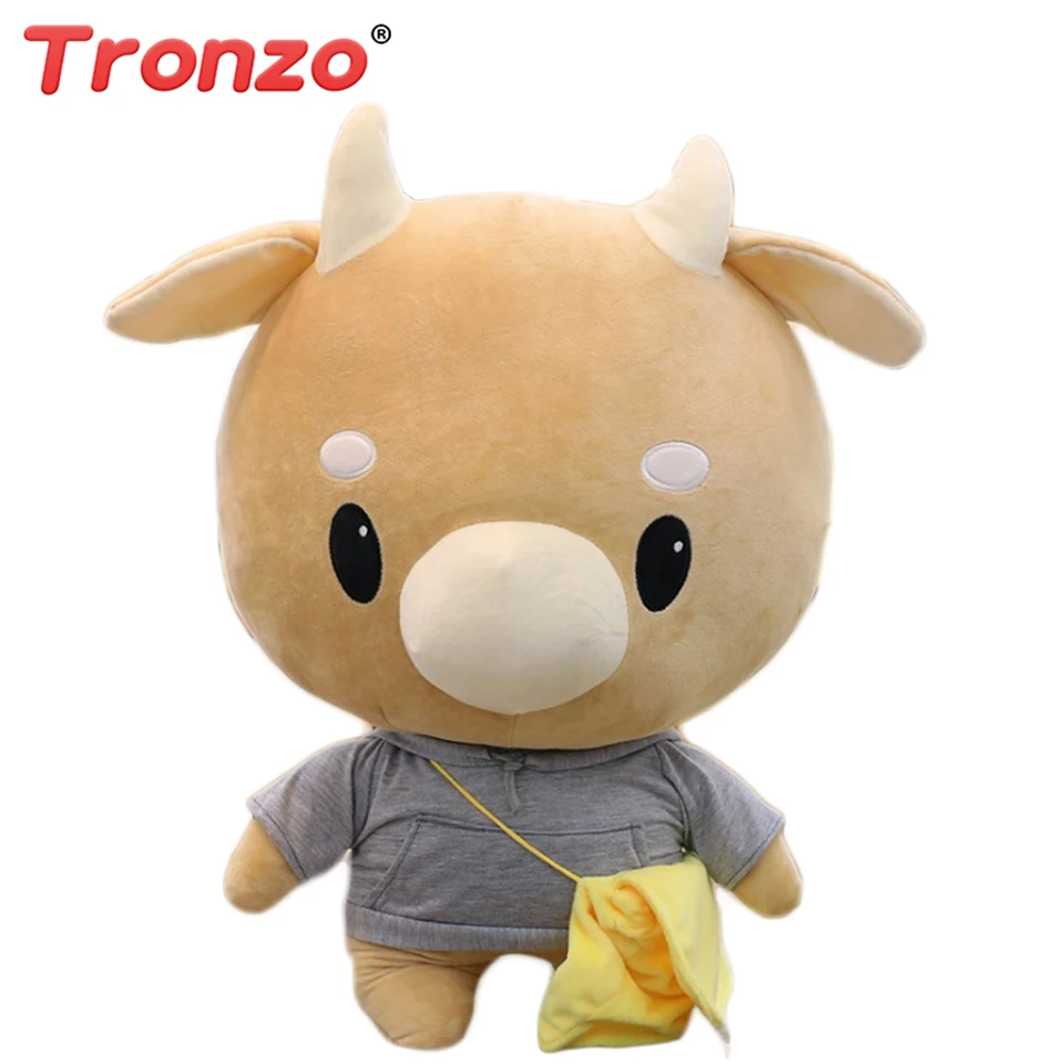 Tronzo плюшевые игрушки 25-60 см, с надписью «Whats Wrong», Ким, твердая корова, милая Подушка, горькая корова, Корейская Драма, набивная подушка