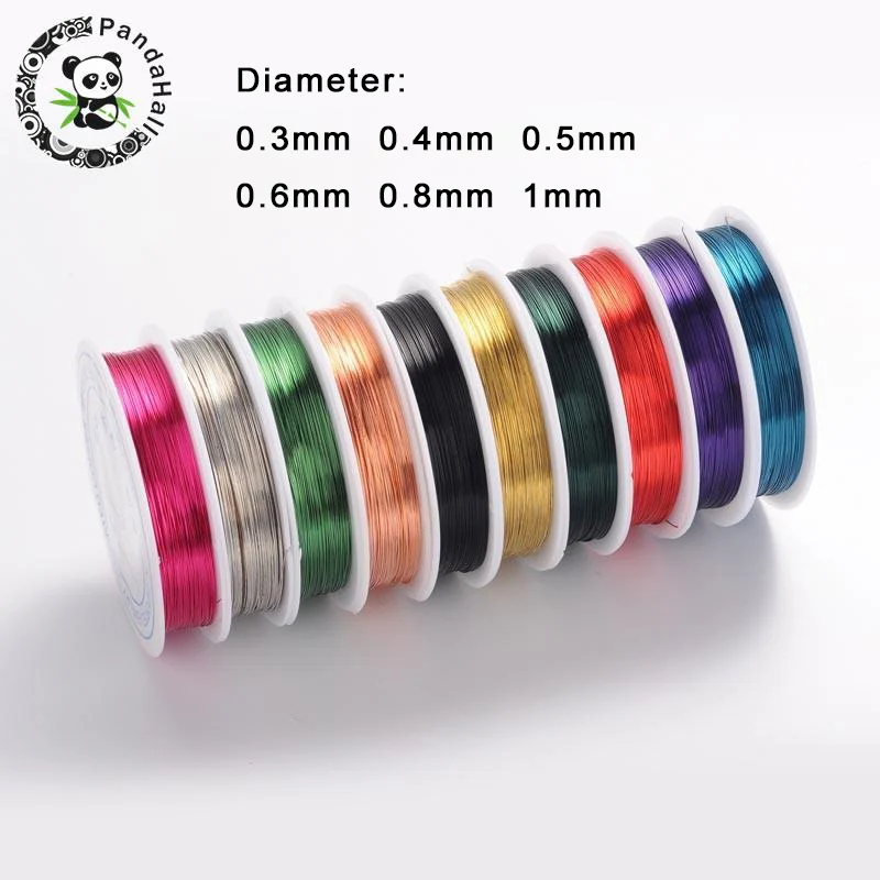 Mixed Color Copper Wire For Jewelry Beading Necklace Bracelet