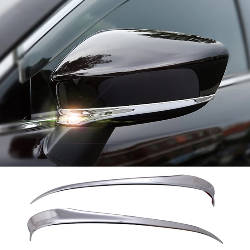 

For Mazda 6 Atenza M6 GJ 2014 2015 2016 2017 Chrome Side Door Rear View Mirror Cover Trim Strip Lid Molding Garnish Decoration