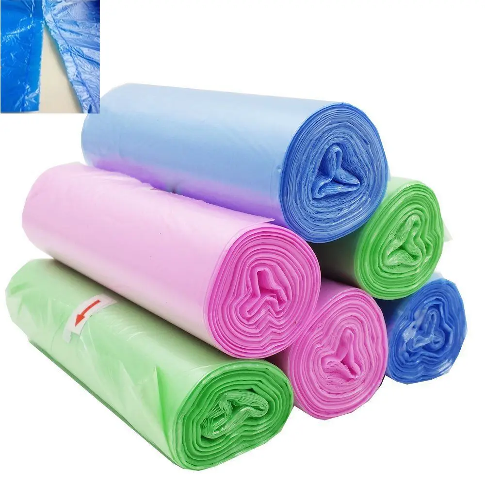 

1 Roll 50Pcs Practical Garbage Bag Kitchen Garbage Cleaning Rubbish Bags Toilet Disposable Garbage Storage