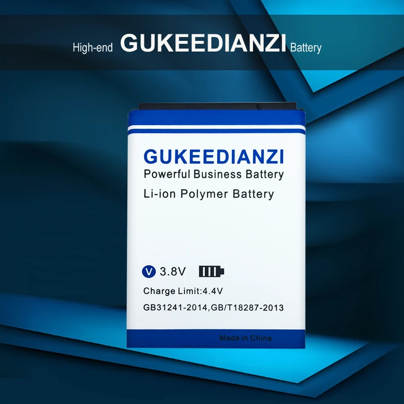

GUKEEDIANZI Mobile Phone Battery AB1400BWML For Philips Xenium S301 S308 1400mAh High Quality Replacement Batteries