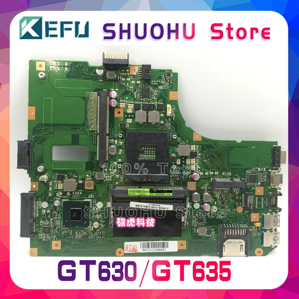 KEFU для ASUS K55VM K55VJ K55V R500V REV.2.0/2,1/2,2/2,3 GT630M/GT635/2G материнская плата ноутбука протестированная работа оригинальная материнская плата