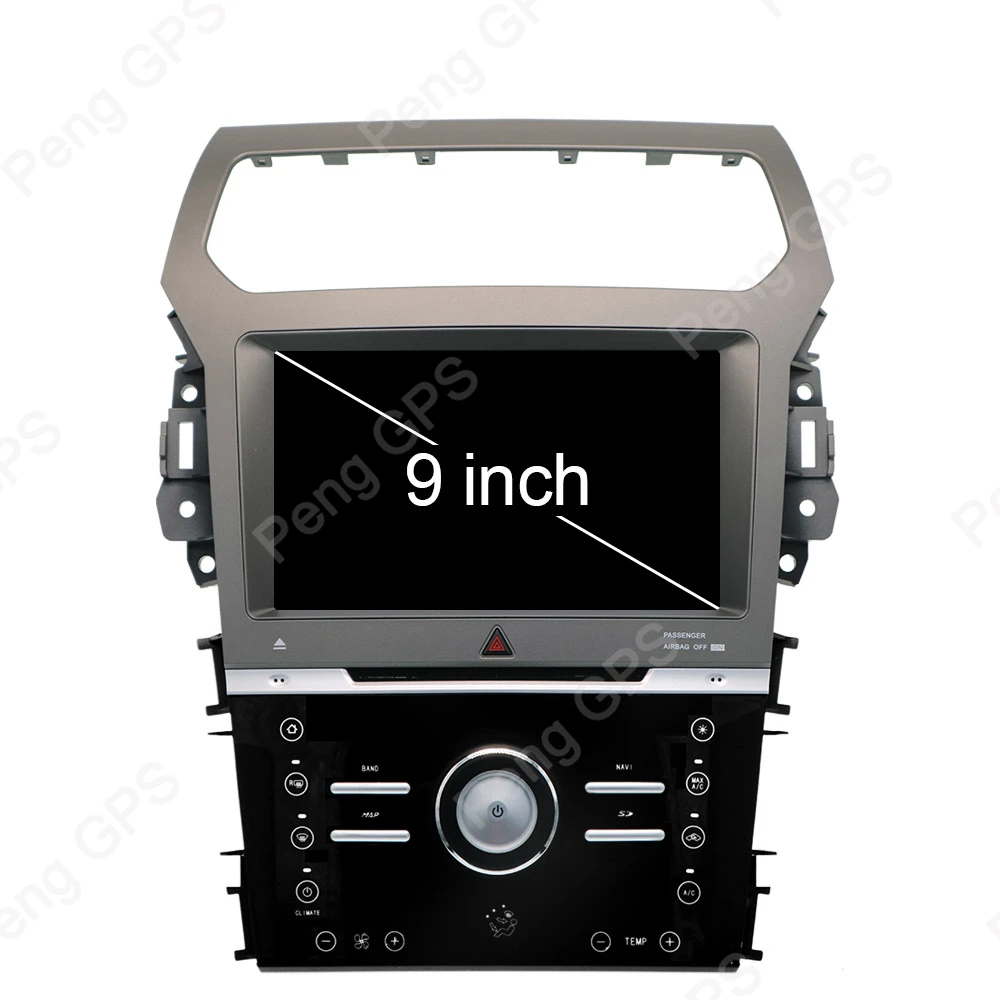 Flash Deal 9 inch Octa Core Android 8.0 Car GPS Navigation CD DVD Player for Ford Explorer 2011-2016 IPS Screen Two Din Radio Auto Headunit 7