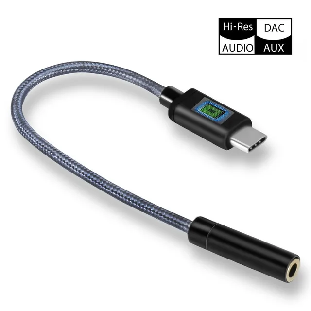 type c audio cable usb c aux adapter with intelligent ic external
