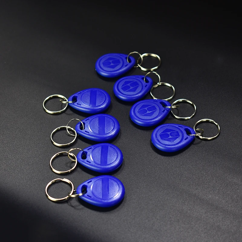 

100 pcs Access Control Card Handheld 125KHz RFID ID cards keyfob EM 4305 access control card Tag Random Color