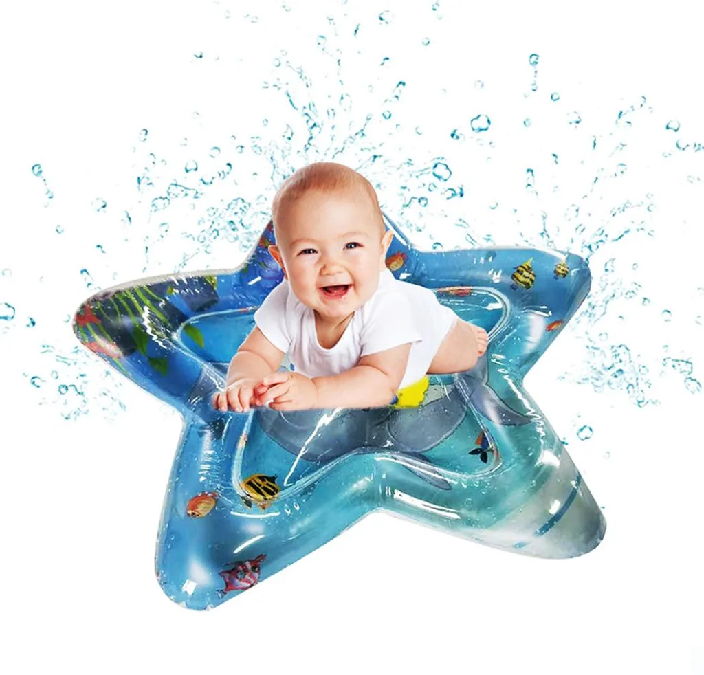 

Inflatable Baby Water Mat Fun Activity Play Center for Children & Infants tummy time inflatable water mat for babies dropship