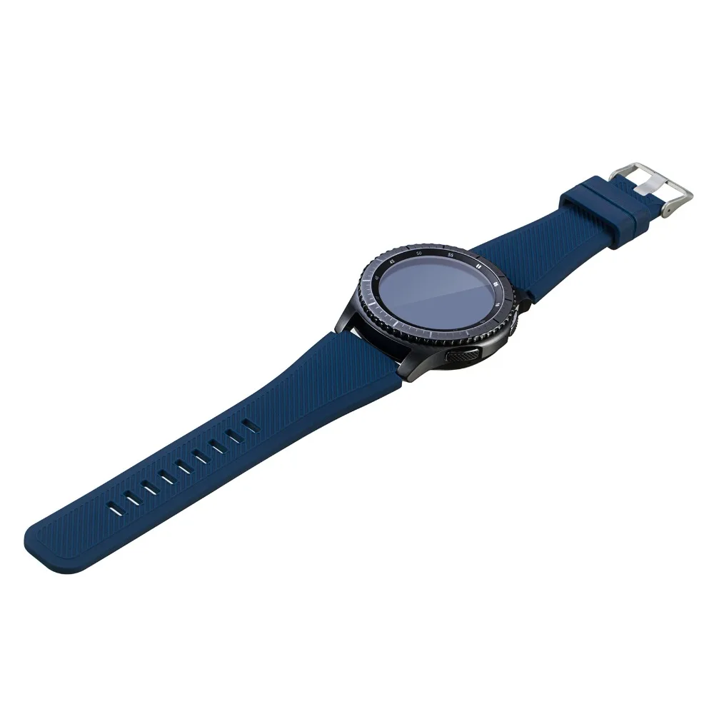 Ремешок силиконовый для Samsung Gear S3 Galaxy Watch 46 мм 22 мм|Смарт-аксессуары| |