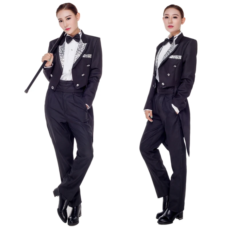 

2017 Limited New Arrival Lady Tailcoat Costume Set Cosplay