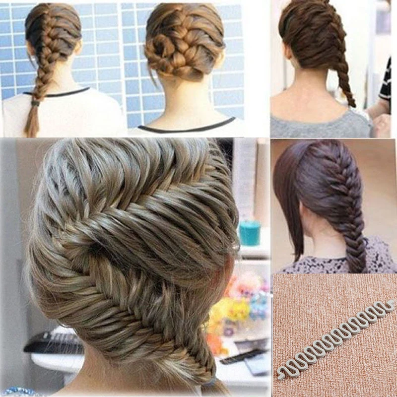 1pc Fashion Magic Hair Braiding Fish Bond Waves Braider Tool Roller With Hair Twist Styling Bun Maker P0025 1pc Fashion Magic Hair Braiding Fish Bond Waves Braider Tool Roller With Hair Twist Styling Bun Maker P0025