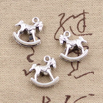 

8pcs Charms Toys Trojans Horse 14x15x5mm Antique Making Pendant fit,Vintage Tibetan Silver color,DIY Handmade Jewelry