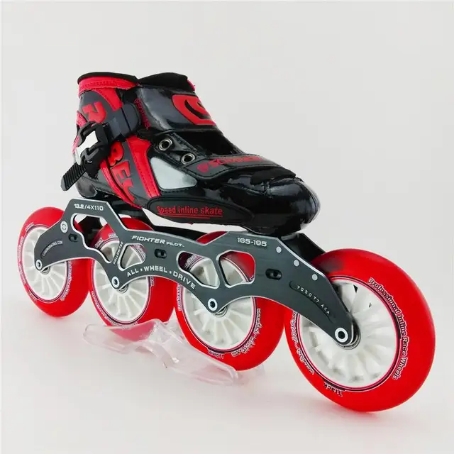 Best price at $160 Cheap Women/Men Patins Inline Skating Shoes Professional Roller Skates High Strength Frame Crystal Wheel Speed Skating