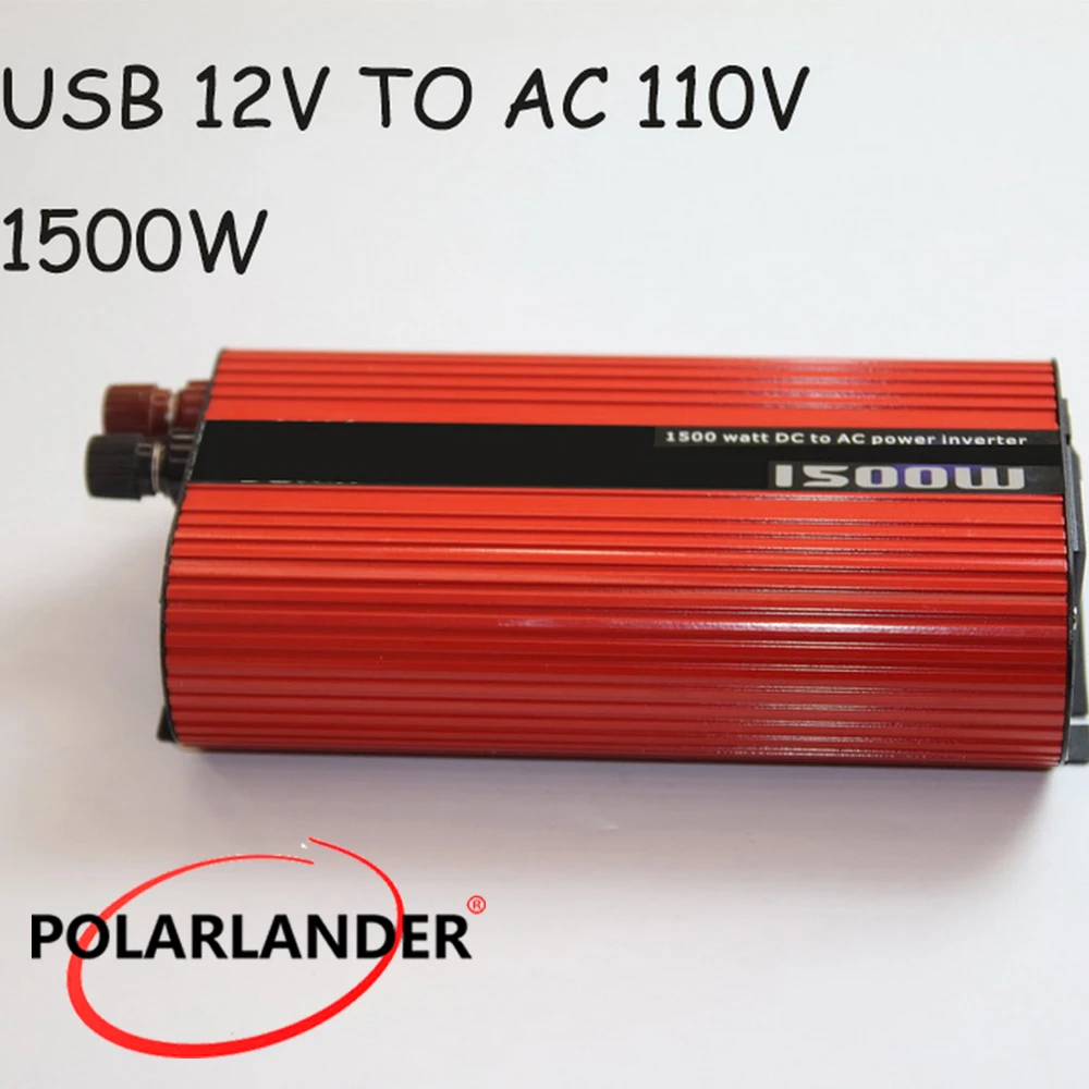 Автомобильное зарядное устройство DC 24 V к AC 110 V/инвертор питания DC 12 V к AC 220 V/DC 12 V к AC 110 V/двойной USB DC 24 V к AC 220 V/Красный овальный