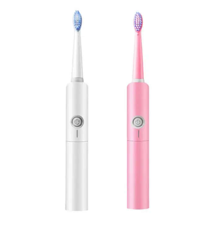 Звуковой Вибрационный электрические зубные щётки с 2 сменные насадки для щёток стоматологический для ротовой полости гигиена здоровья