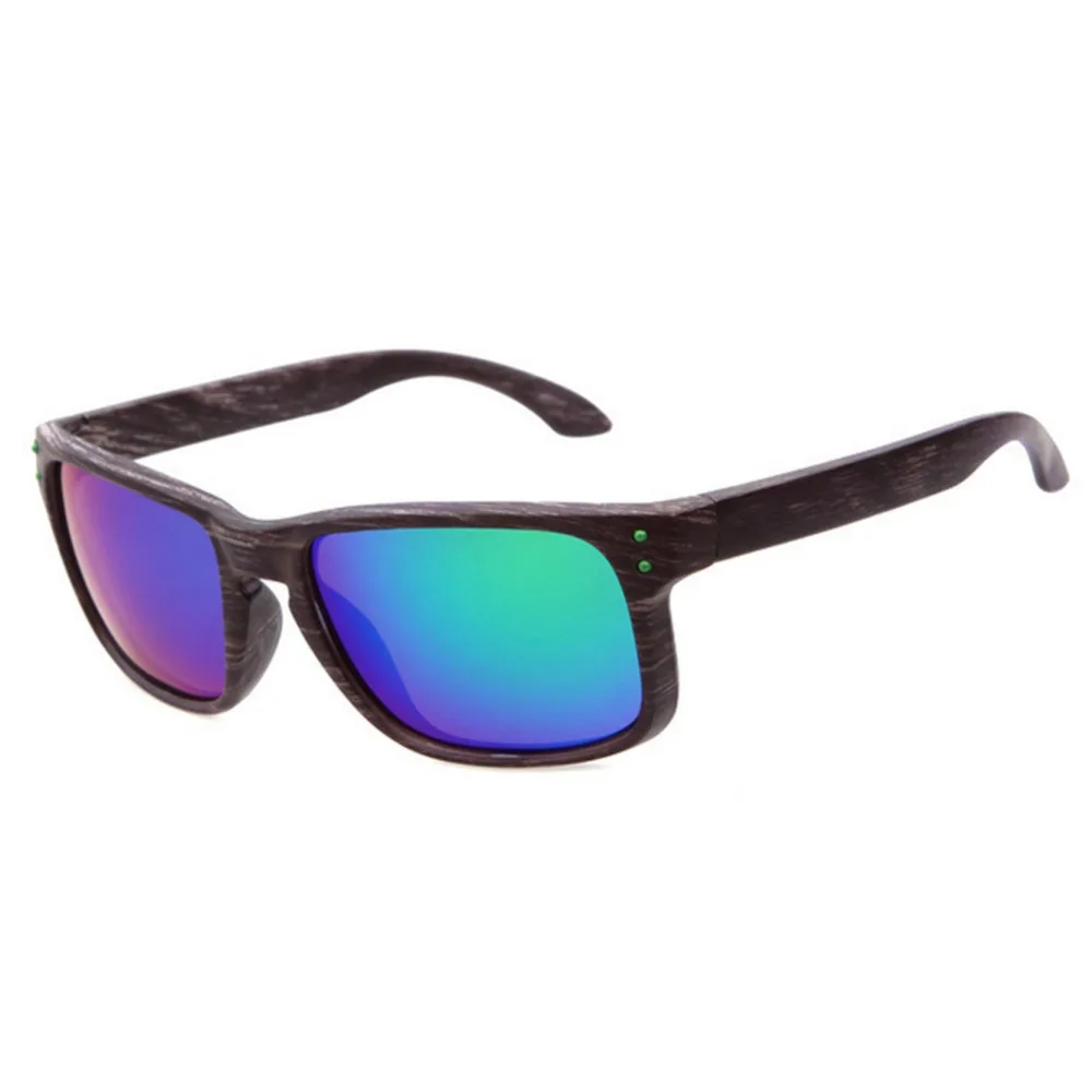 Новое поступление, деревянные солнцезащитные очки для мужчин, фирменный дизайн, модные квадратные спортивные уличные солнцезащитные очки, мужские очки 11 цветов, oculos de sol masculino