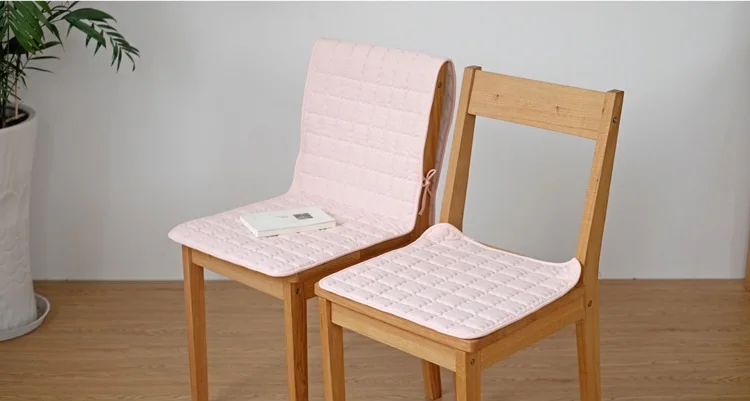 Современная Высококачественная Нескользящая подушка для стула, подушка для сиденья, мягкая подушка для стула, коврик для дивана, удобная подушка для стула, подушка для спинки - Цвет: light pink