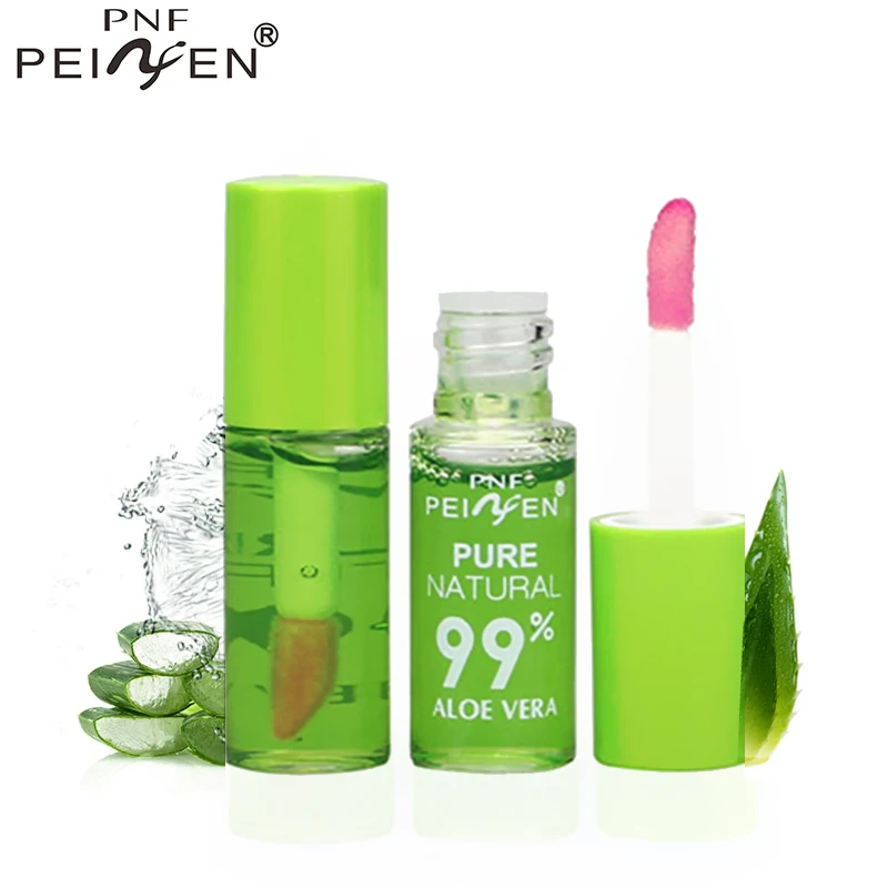 Moisture Lip Balm Aloe Vera Natural balm Change Lips Makeup Liquid Tint Lasting Moisturizing Non-stick Nourish Protect Lips Care