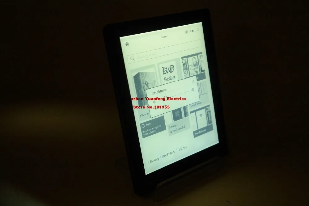 eBook eReader Kobo Aura N514 e-ink 6 inch resolution 1024x758 WiFi 4GB built-in front light ebook reader
