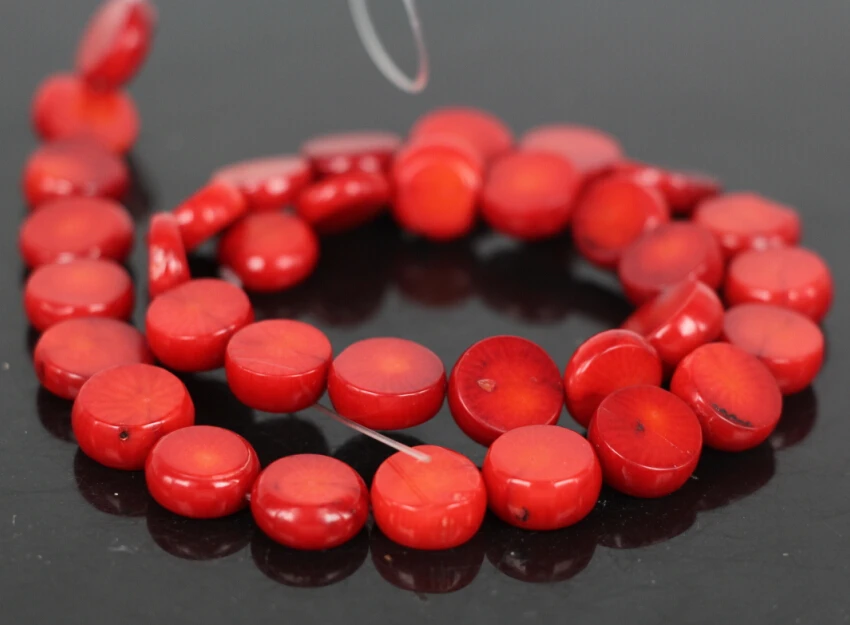 3 нити/партия бусины из натурального красного бамбука|beads charms|bamboo coralcoin beads |