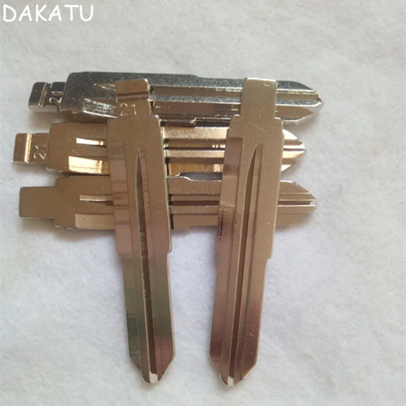 DAKATU пустой лезвие выкидного ключа № 21 для Toyota Corona дистанционный ключ/транспондер замена лезвия-ключа